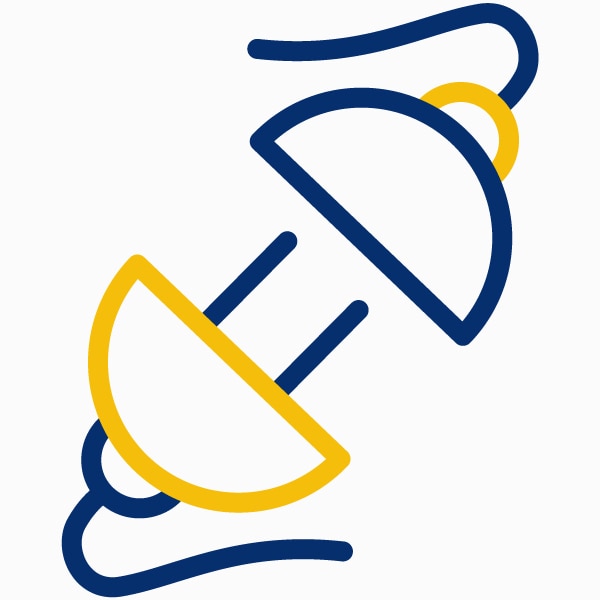 Plug and extension cord icon