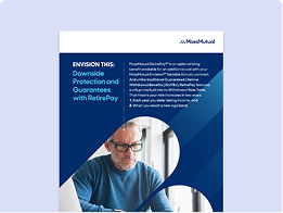 Brochure image: Compare a Brokerage Account with Downside Protection and Guarantees of RetirePay