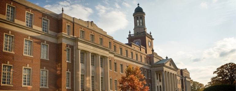 Front of the MassMutual home office in Springfield, MA.