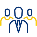 Icon: Three businessmen